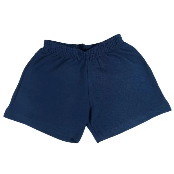 SHORT BERÇARIO BRANCO AZUL MARINHO